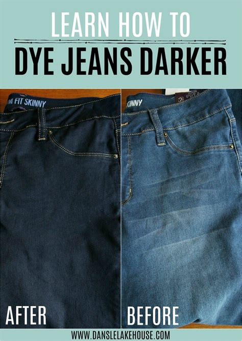 dye jeans darker